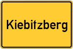 Place name sign Kiebitzberg, Gemeinde Beveringen
