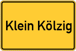 Place name sign Klein Kölzig