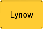 Place name sign Lynow