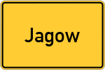 Place name sign Jagow
