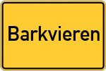 Place name sign Barkvieren