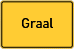 Place name sign Graal