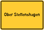 Place name sign Ober Steffenshagen