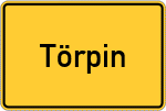 Place name sign Törpin