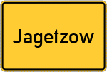 Place name sign Jagetzow