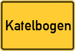 Place name sign Katelbogen