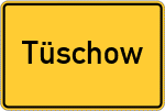 Place name sign Tüschow