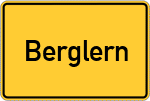 Place name sign Berglern