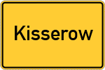 Place name sign Kisserow