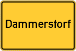 Place name sign Dammerstorf