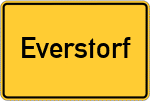 Place name sign Everstorf
