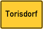 Place name sign Torisdorf