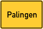 Place name sign Palingen