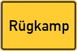 Place name sign Rügkamp