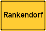 Place name sign Rankendorf
