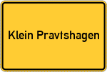 Place name sign Klein Pravtshagen