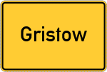 Place name sign Gristow