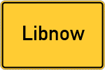 Place name sign Libnow