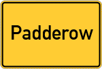 Place name sign Padderow