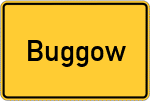 Place name sign Buggow