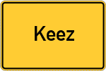 Place name sign Keez