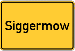 Place name sign Siggermow