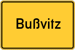Place name sign Bußvitz