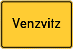 Place name sign Venzvitz