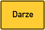 Place name sign Darze