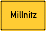 Place name sign Millnitz