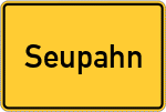 Place name sign Seupahn