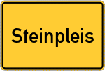 Place name sign Steinpleis