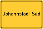 Place name sign Johannstadt-Süd