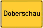 Place name sign Doberschau