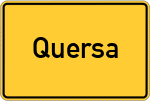 Place name sign Quersa