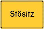 Place name sign Stösitz