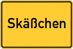 Place name sign Skäßchen
