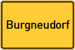 Place name sign Burgneudorf