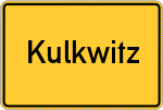 Place name sign Kulkwitz