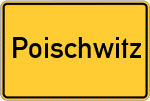 Place name sign Poischwitz