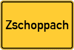Place name sign Zschoppach