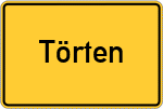 Place name sign Törten