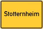 Place name sign Stotternheim