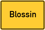 Place name sign Blossin