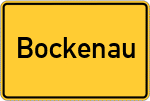 Place name sign Bockenau