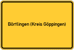 Place name sign Börtlingen (Kreis Göppingen)