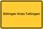 Place name sign Böttingen (Kreis Tuttlingen)