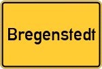 Place name sign Bregenstedt