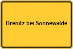 Place name sign Brenitz bei Sonnewalde