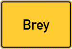 Place name sign Brey